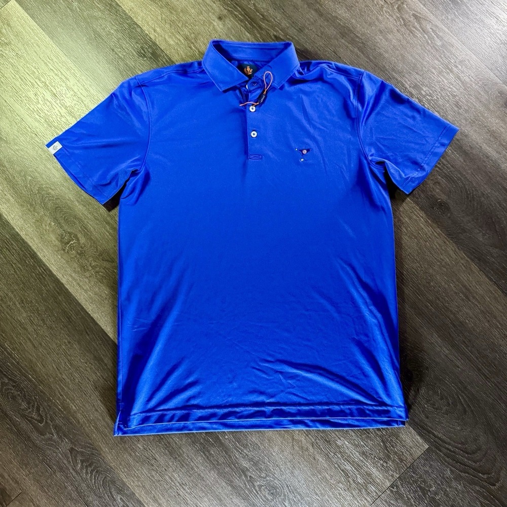 Donald Ross Sport Country Club Polo Blue Men's Medium